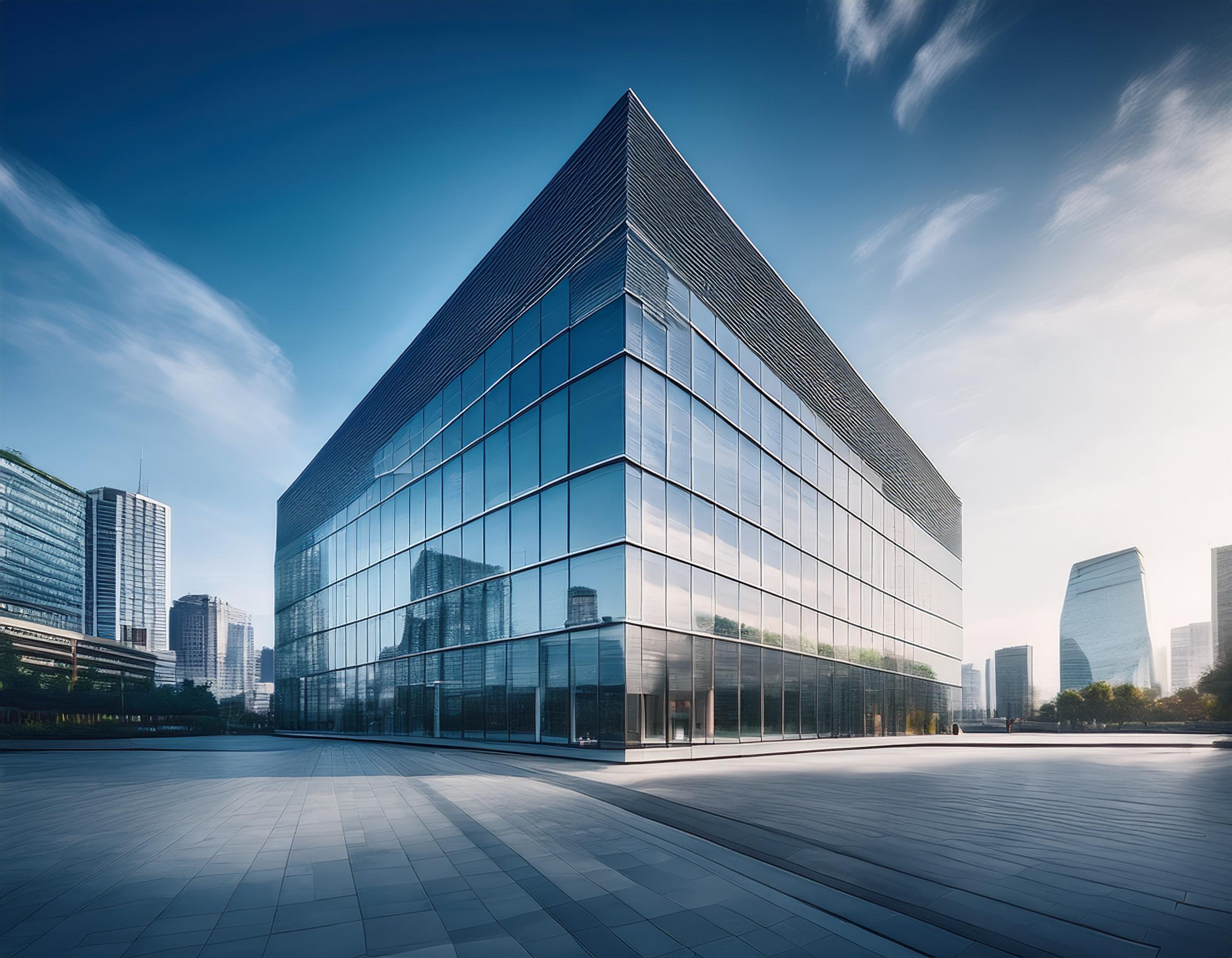 Moderne Bürogebäude in Frankfurt am Main