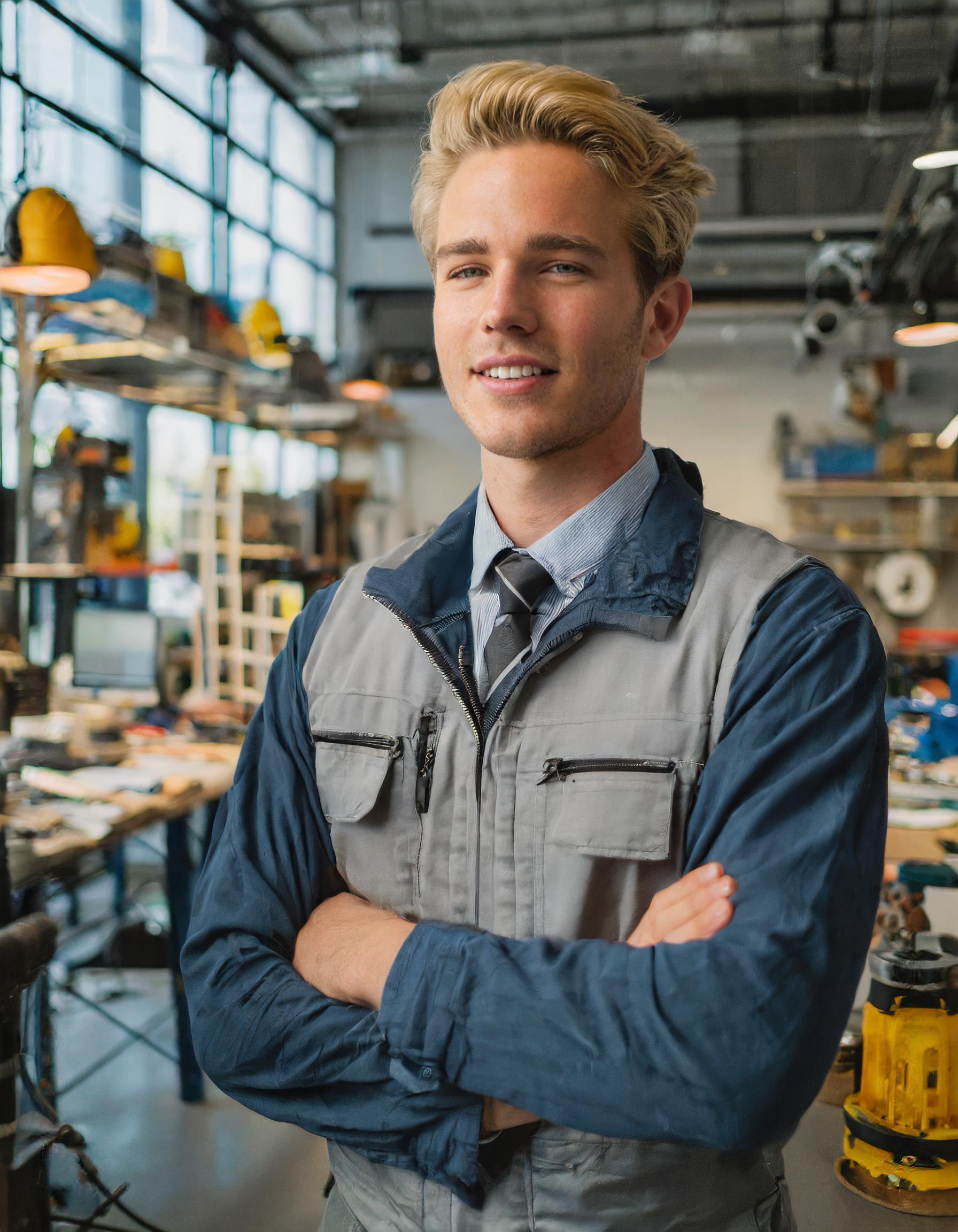 Markus Schneider bei einer Besprechung, konzentriert und professionell